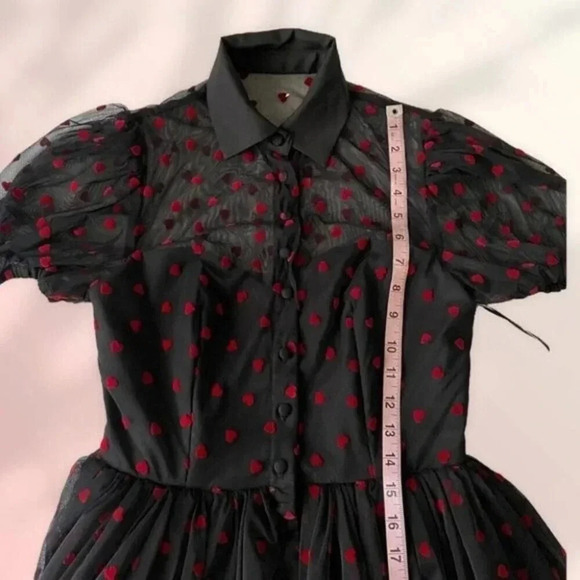 Unique Vintage Whimsigoth Knee length Dress Size XS - Picture 8 of 12